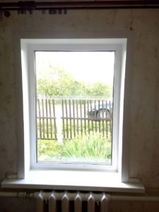 Одностворчатое противопожарное алюминиевое окно с 1 створкой / серия FRM1047