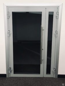 Противопожарная алюминиевая дверь EIWS-60